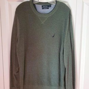Men's Large Nautica Green Sweater
